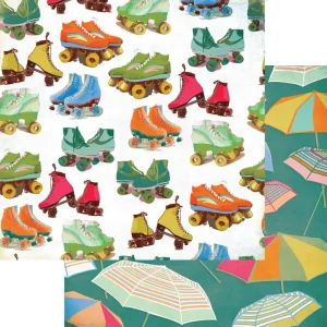 Fancy Pants - Beachside Boardwalk - Sunshine Day - 12 x 12 Double Sided Paper
