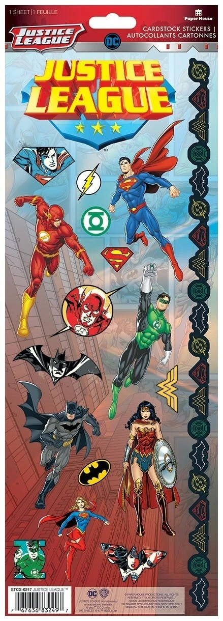 Paper House – Justice League Stickers