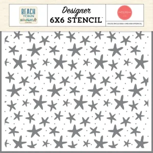 Carta Bella - Starfish Seas Stencil - 6 x 6