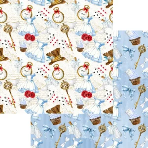 SSC Designs - Frou Frou's Alice Collection - 12 x 12 Double-Sided - Play Your Cards