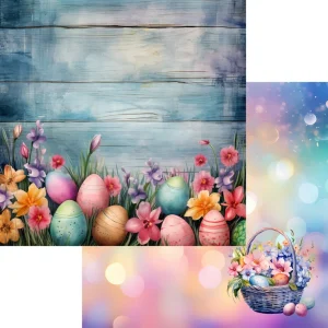 SSC Designs - Easter Collection - 12 x 12 Double-Sided - My Easter Basket