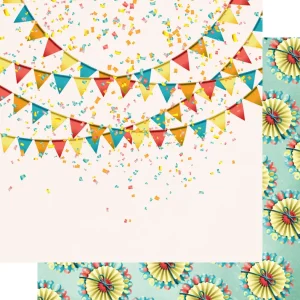 SSC Designs - Fun At The Fair Collection - 12 x 12 Double-Sided - Fireworks Finale