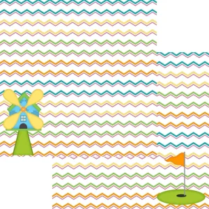 SSC Designs - Just Fun Collection - 12 x 12 Double-Sided - Mini Golf