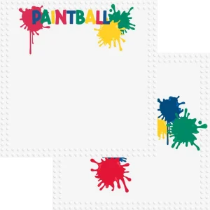 SSC Designs - Just Fun Collection - 12 x 12 Double-Sided - Paintball