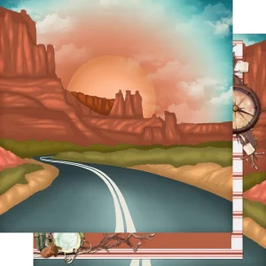 SSC Designs - National Parks Collection - 12 x 12 Double-Sided - Scenic Route