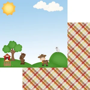 SSC Designs - On The Farm Collection - 12 x 12 Double-Sided - Out to Pasture