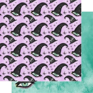 SSC Designs - Witch, Please! Collection - 12 x 12 Double-Sided - Eat, Drink & Be Scary