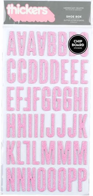 American Crafts – Thickers Sticker – Shoebox / Caja De Zapatos
